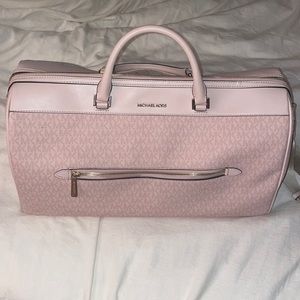 Michael Kors Pink Logo Duffle Bag
